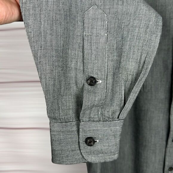 Polo Ralph Lauren Men’s Gray Button Up Shirt Casual Cotton Wool Blend Pockets XL - Picture 5 of 8